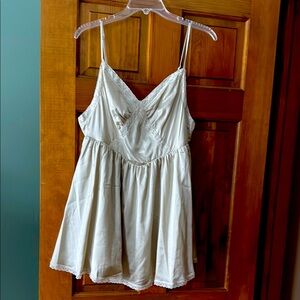 Elegant Cream Slip Dress